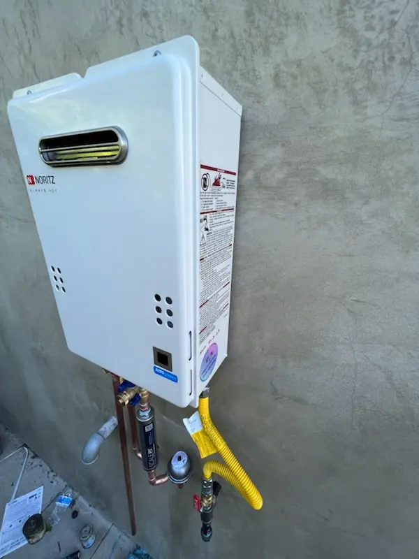 Tankless water heater installation for Hot Wells homes